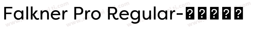 Falkner Pro Regular字体转换